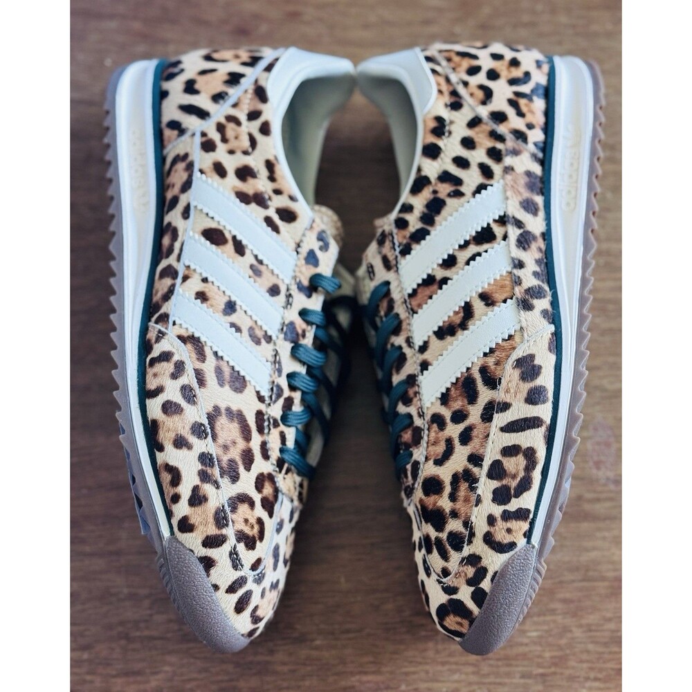 Women’s Size 8.5 adidas SL 72 OG Leopard Print KI4205 NIB - Picture 3 of 7